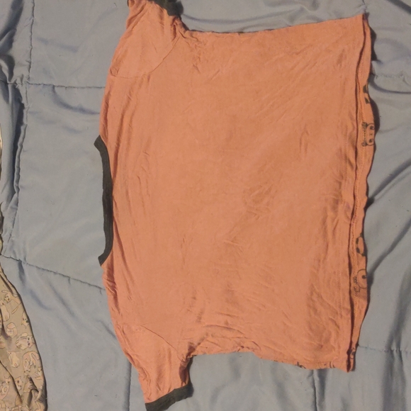 Pink panda ringer tee - Picture 3 of 4